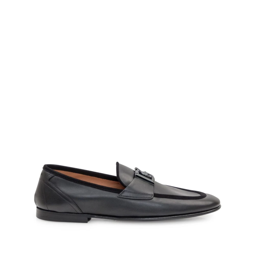 Dolce & Gabbana Men's Black Loafers,, Loafer Shoes Elegant Style Size 10 Uk