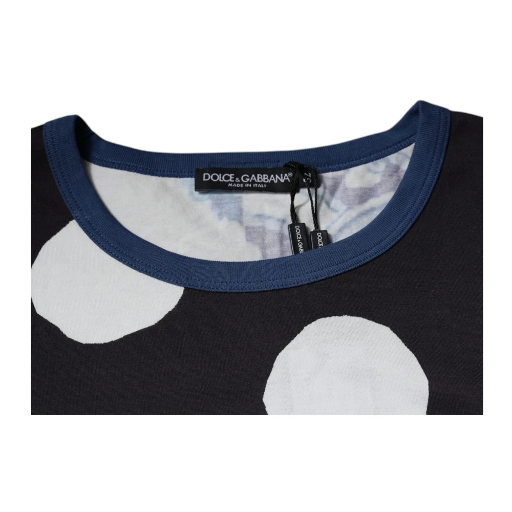 Dolce & Gabbana Grafische Print Crew Neck T-shirt Multicolor Heren