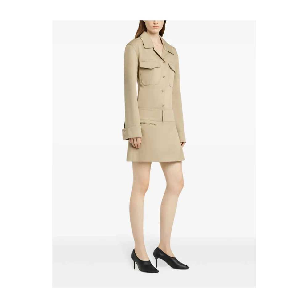 Courrèges Camel Minirok Beige Dames