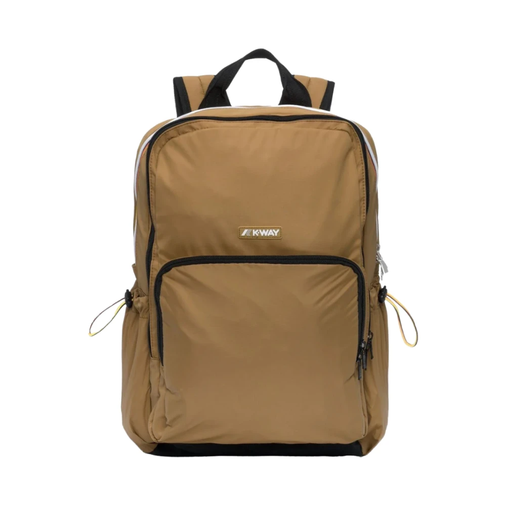 K-Way Unisex Beige Tassen One Size, Nylon, Laptop Rugzak