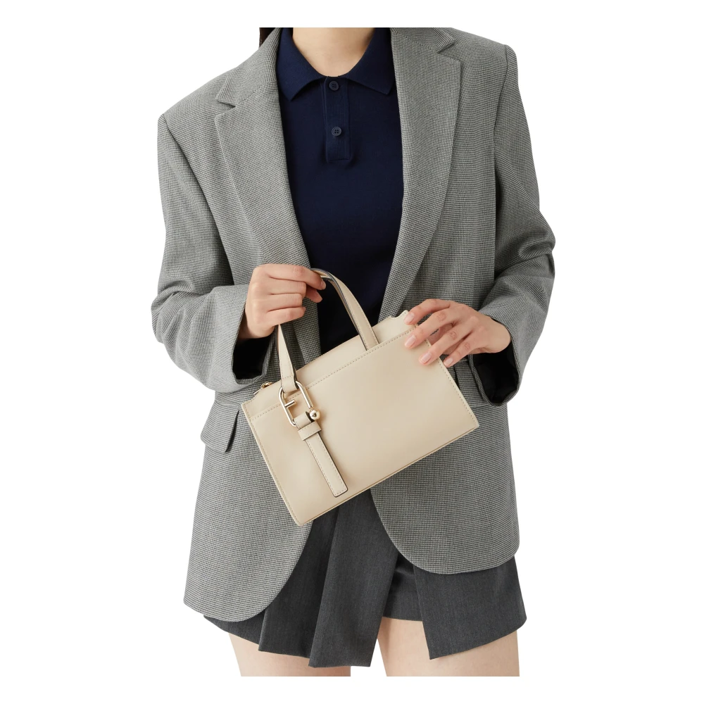Furla Nuvola Boston Tas Beige Dames