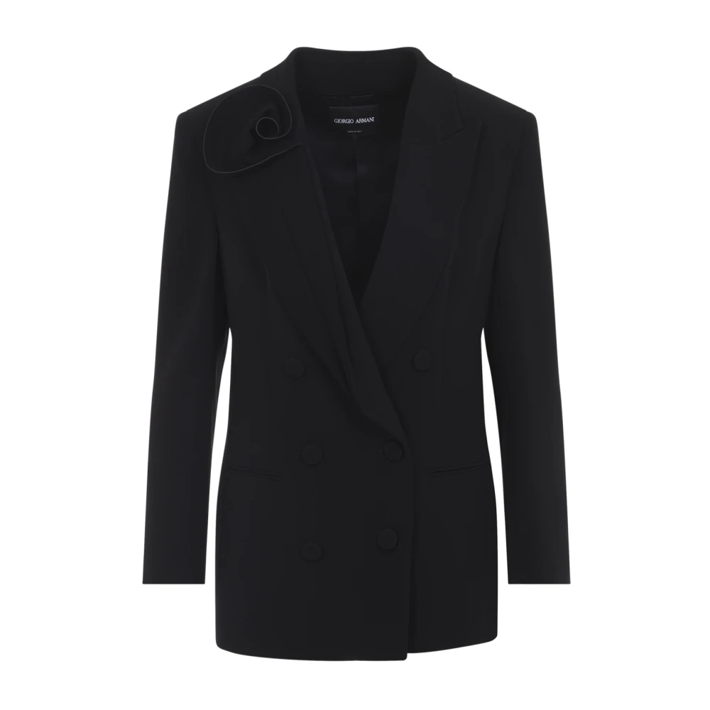 Giorgio Armani Vrouw Zwart Blazers