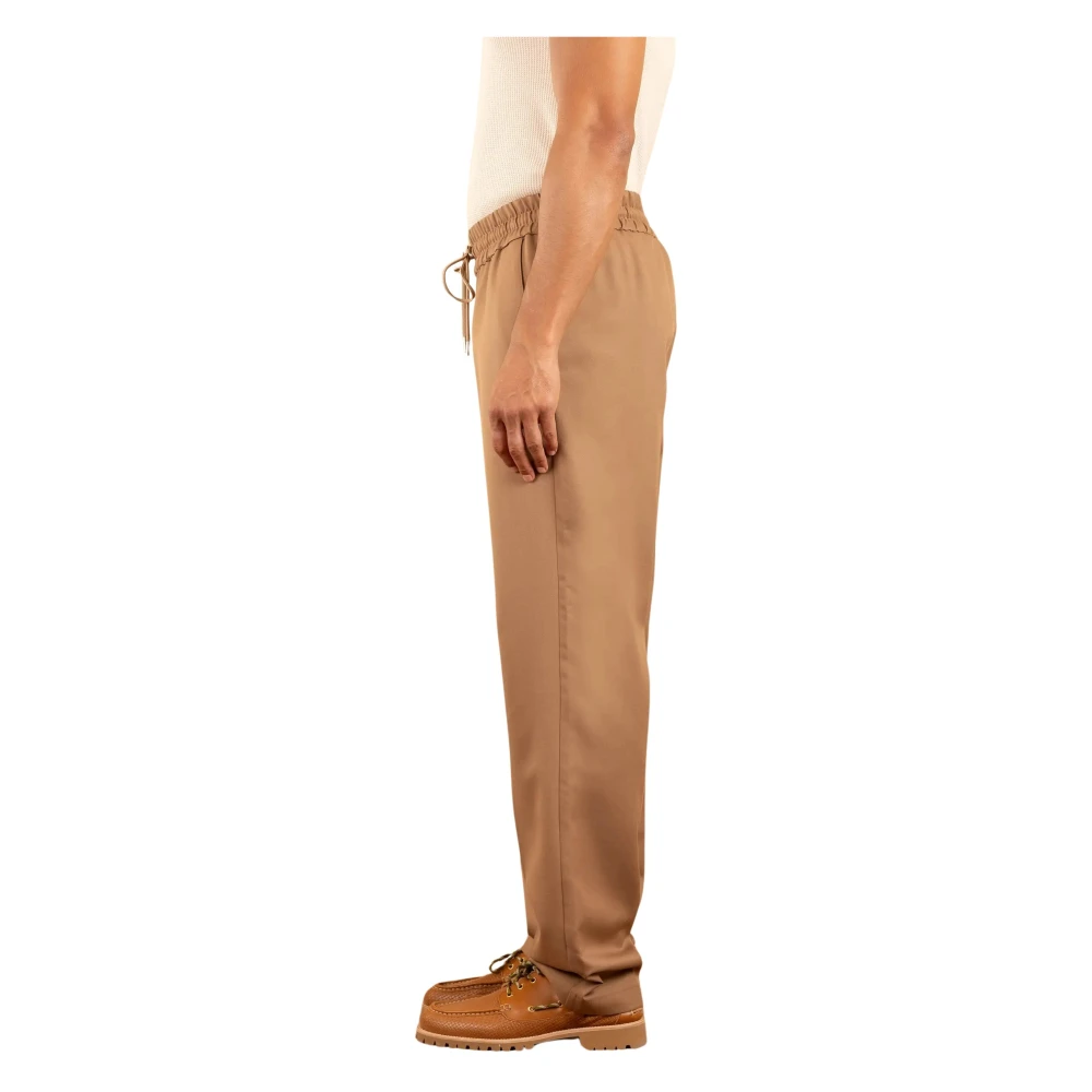 Drole de Monsieur Bruine rechte broek Brown Heren