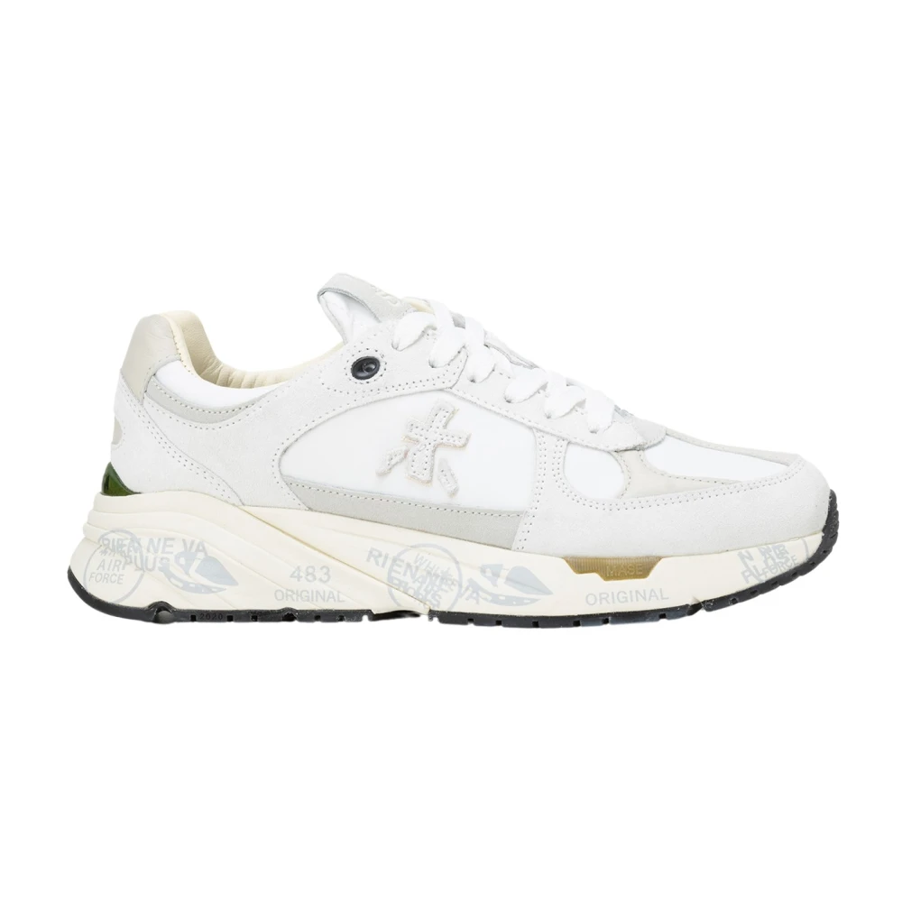 Premiata Witte Sneakers met Pinaforemetal Breedte White Dames