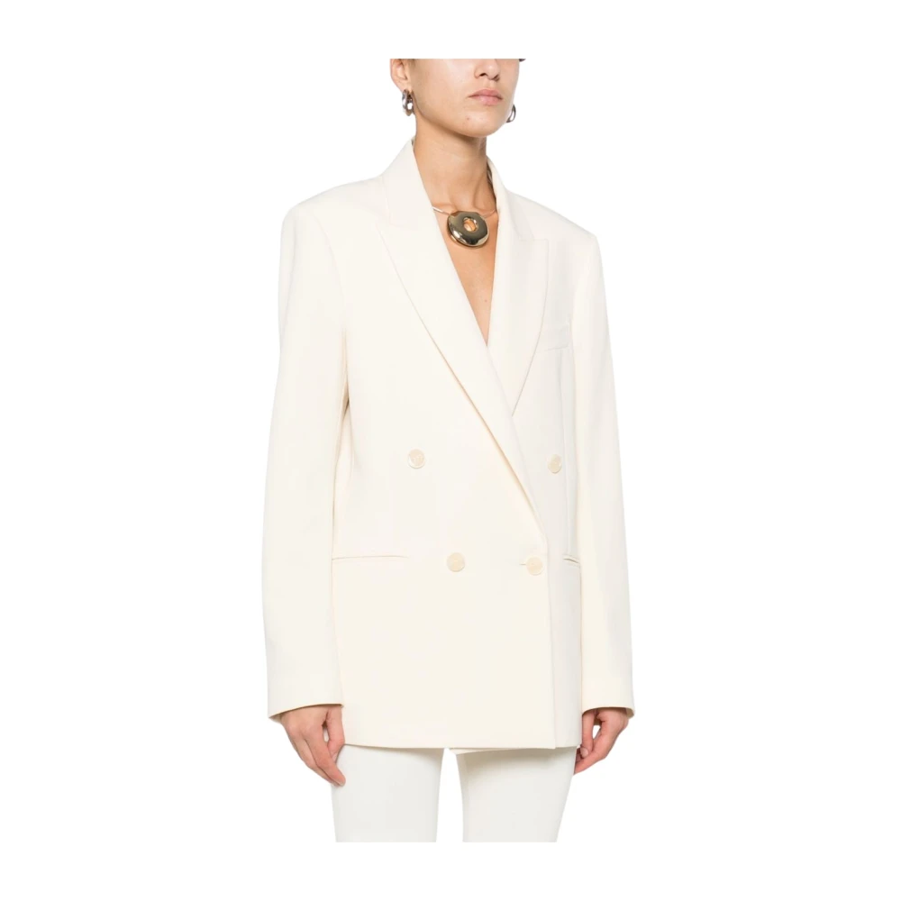 Patrizia Pepe Mujer Blanco Chaquetas, Talla: S