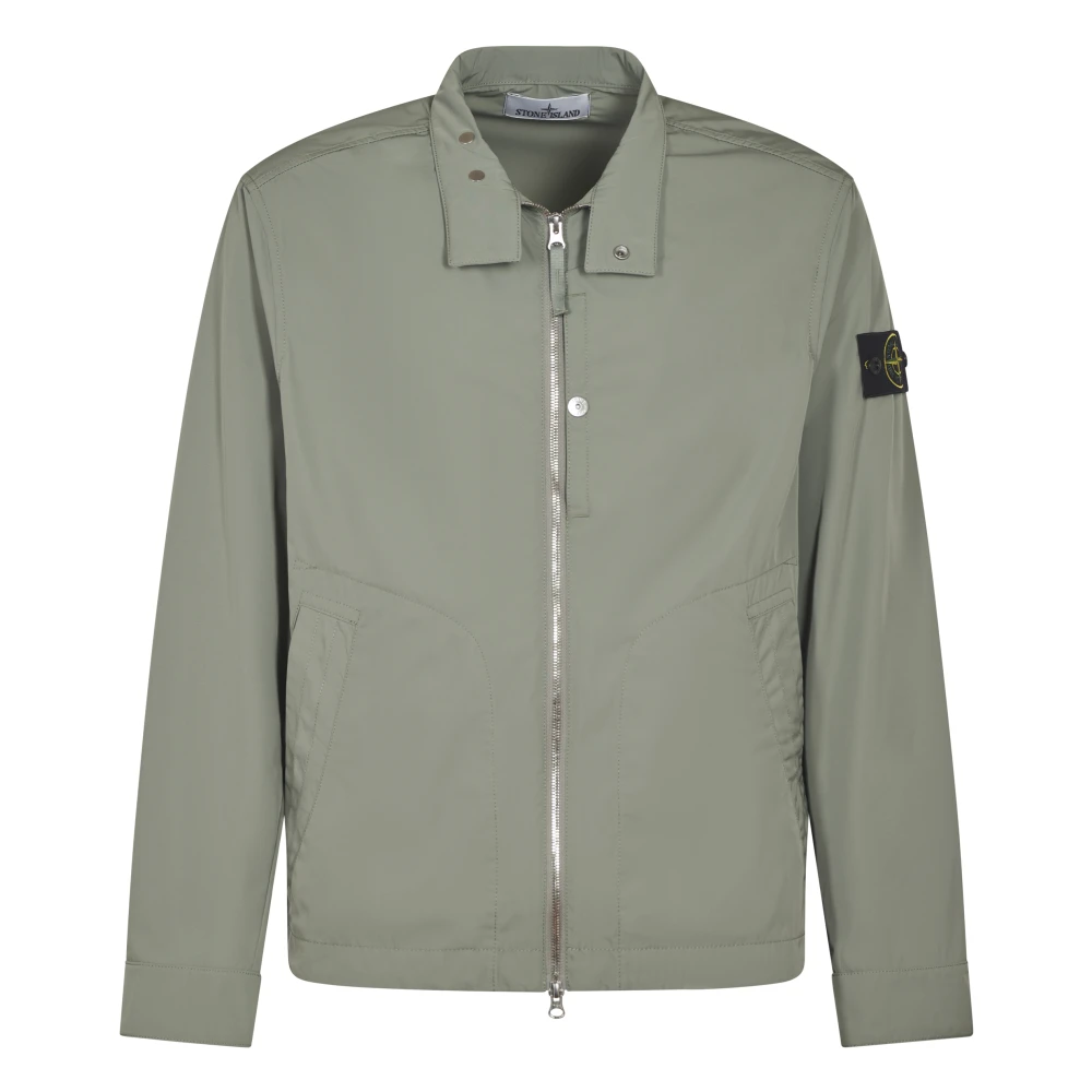 Stone Island Stijlvolle Jassen voor Buitensport Green Heren
