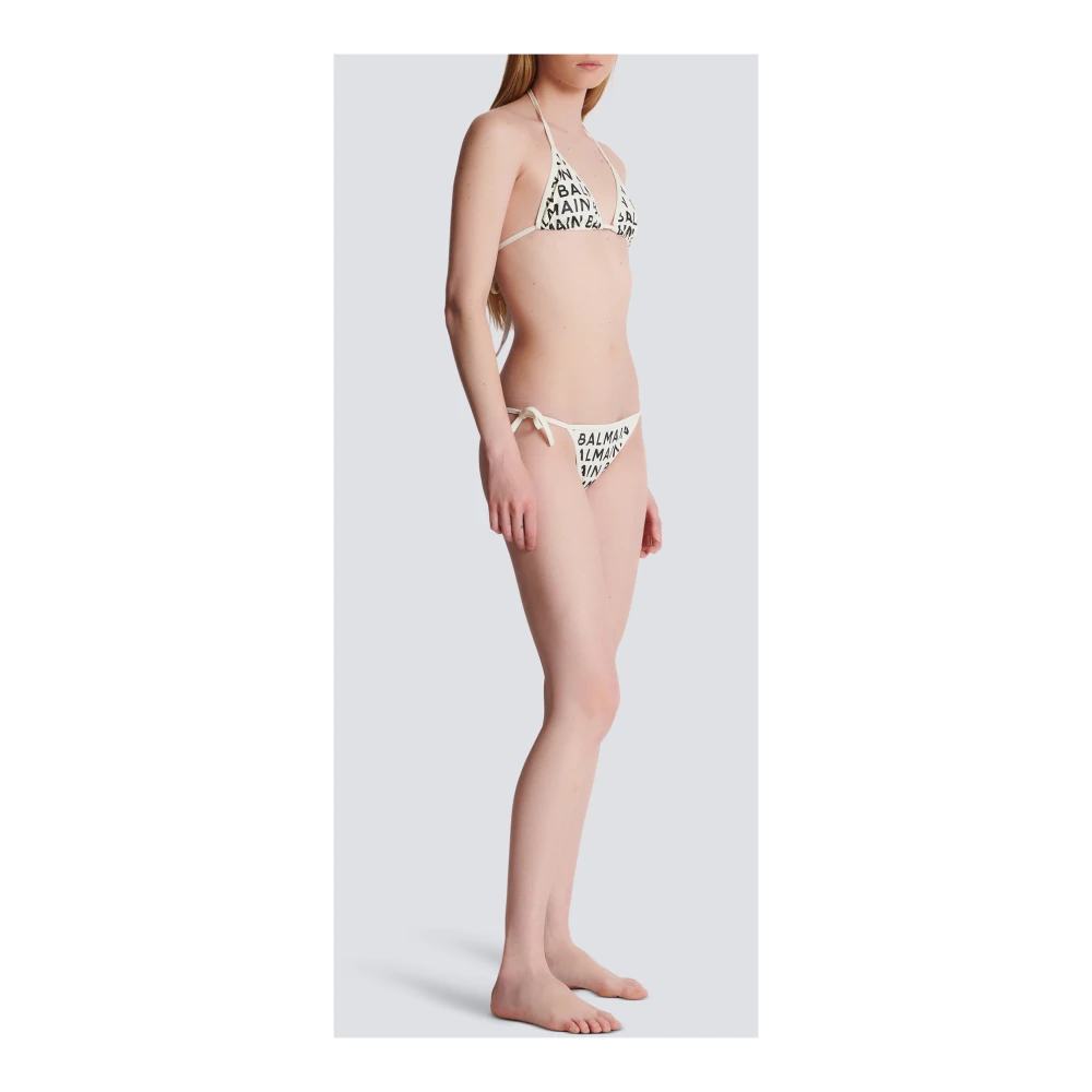 Balmain driehoek bikini White Dames