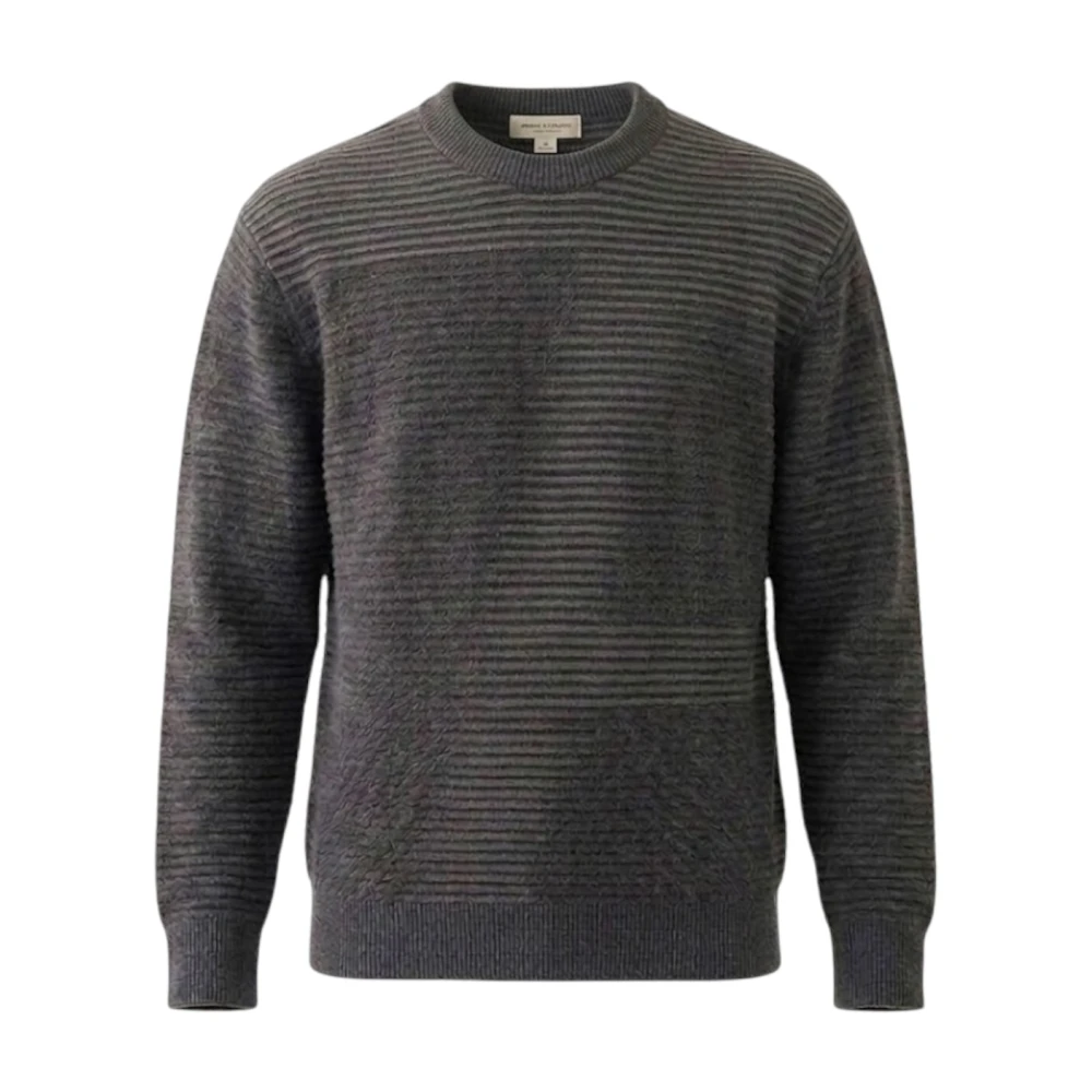 Armani Exchange Round-Neck Knitwear, Male, Xl, Maglia Gray