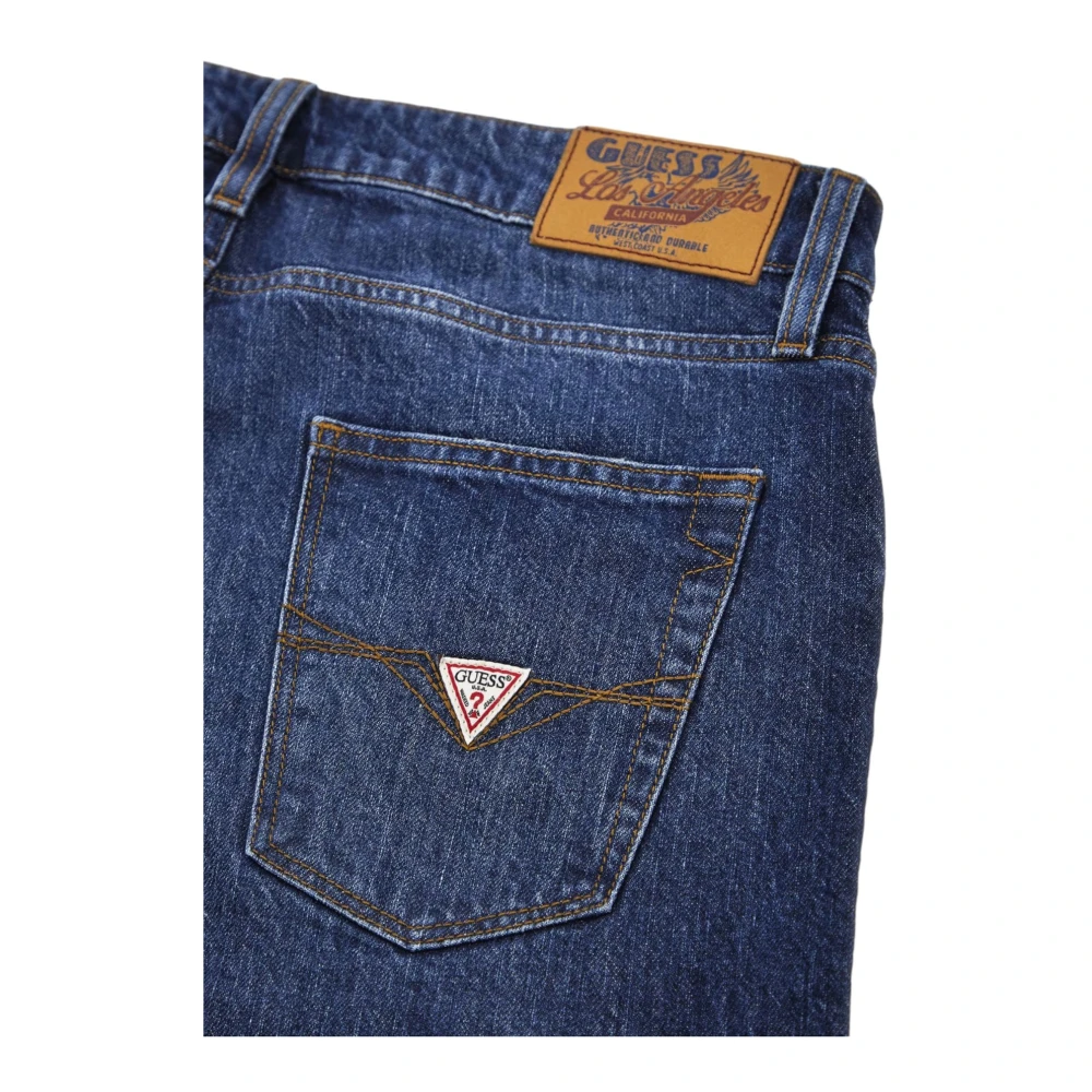 Guess Slim-fit Denim Broek Blue Heren