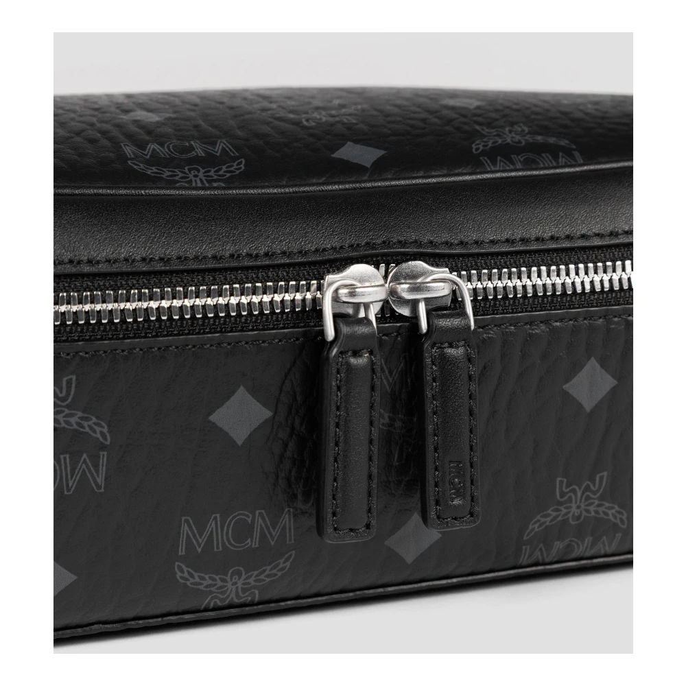 MCM Ottomar Reisetui in Visetos Black Unisex