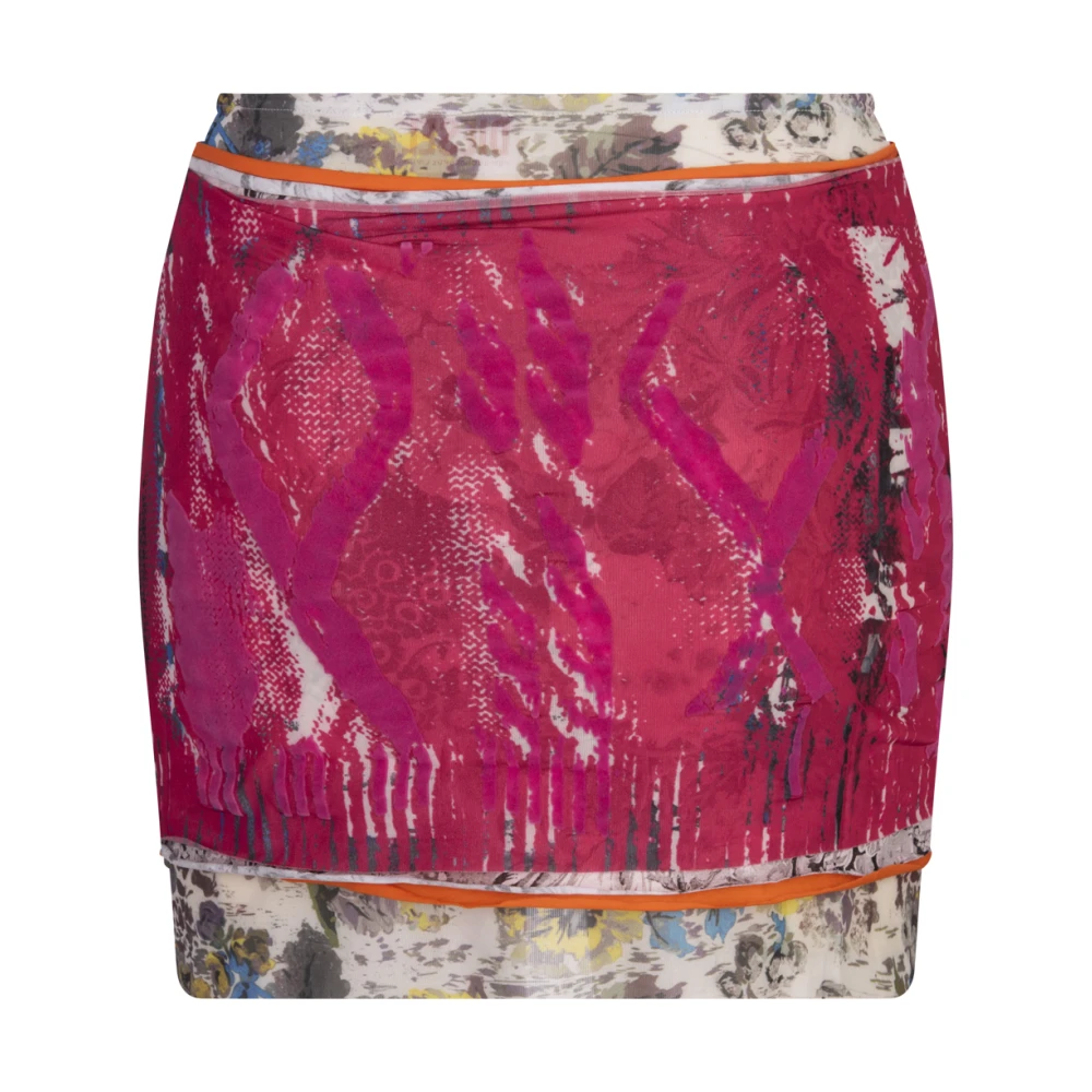 Diesel O-Peony Minirok Multikleur Multicolor Dames