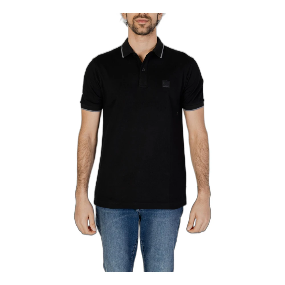 Hugo Boss Polo Shirts Black Heren