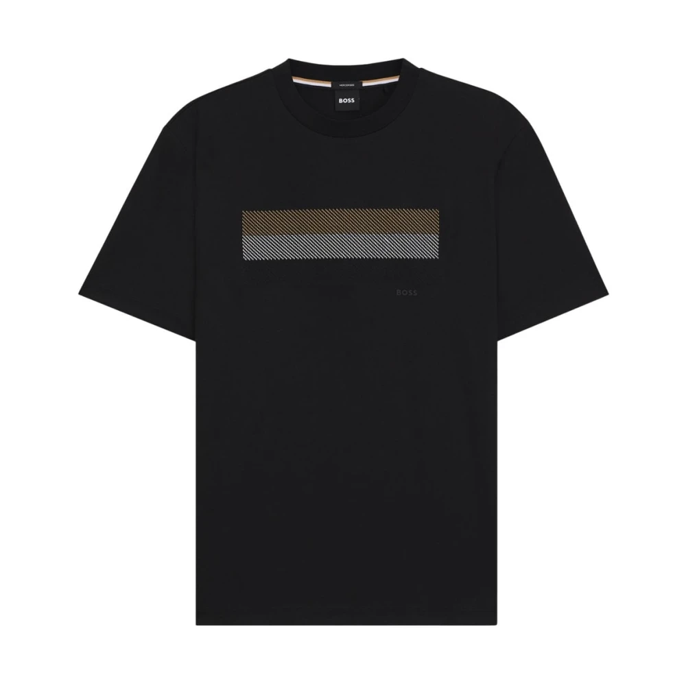 Hugo Black T-Shirts, Male, Xs, C Taut 10 T-Shirt