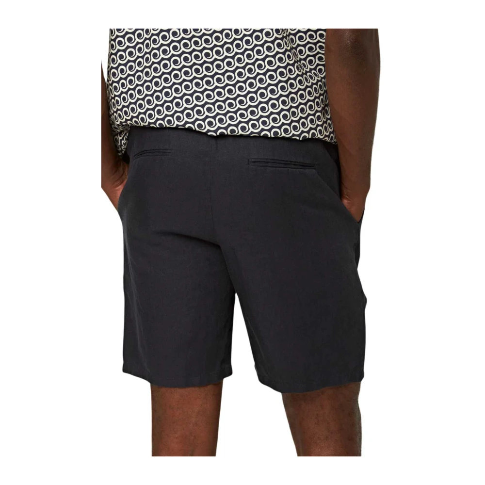 Orlebar Brown Linnen Night Iris Shorts Blue Heren