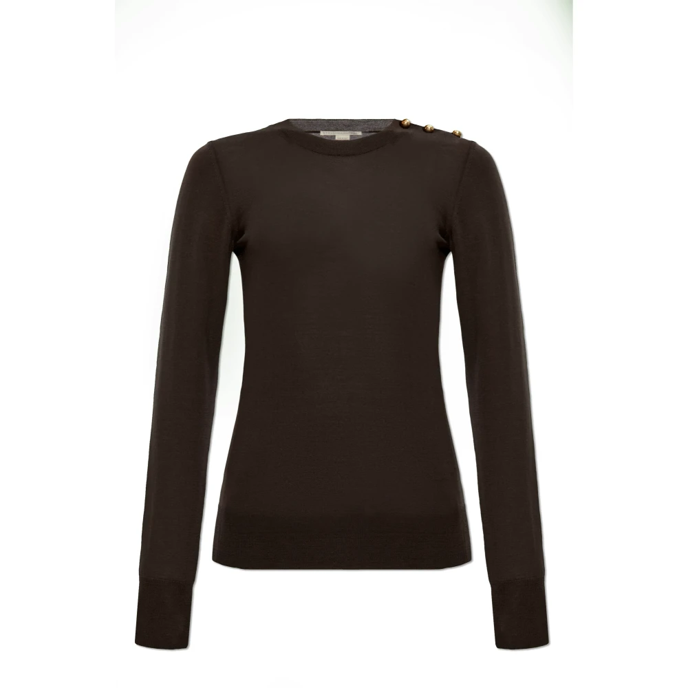 Stella Mccartney Stijlvolle Breigoed Collectie Brown Dames