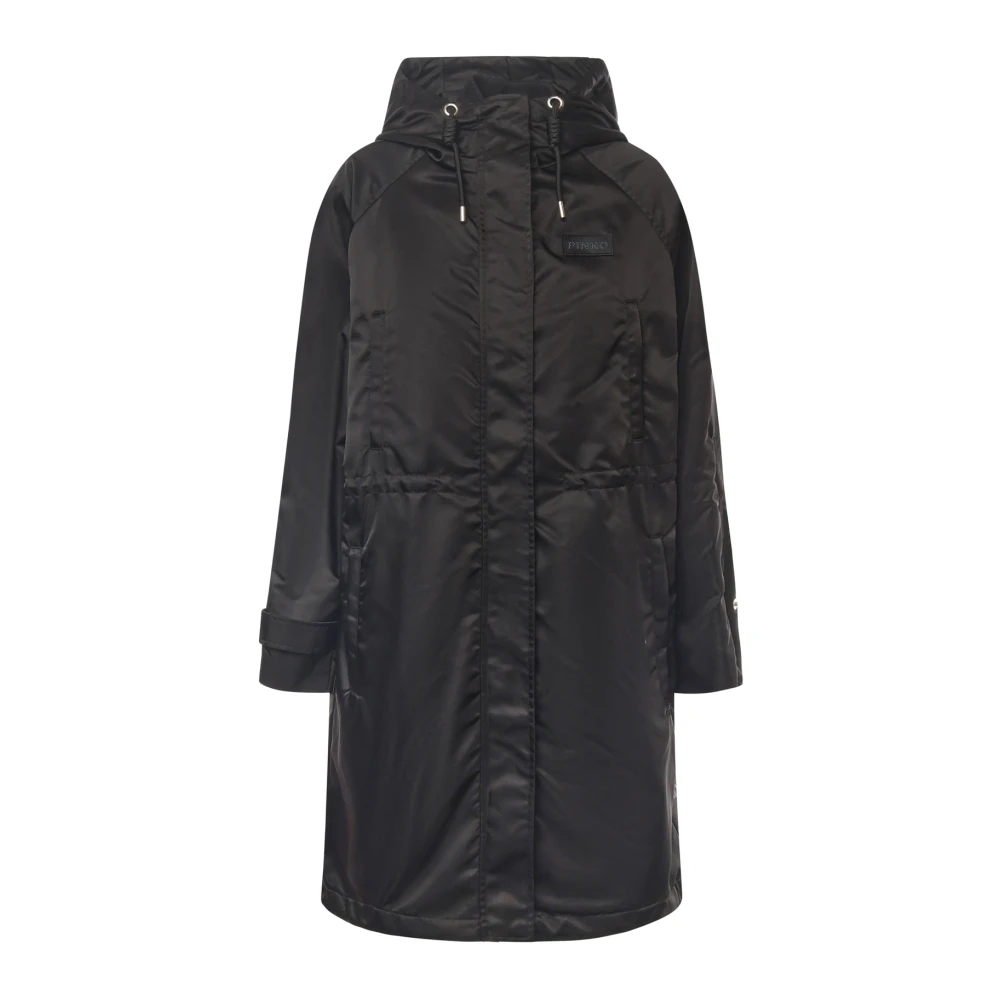 Pinko Women's Black Parkas, Xs, Parkas