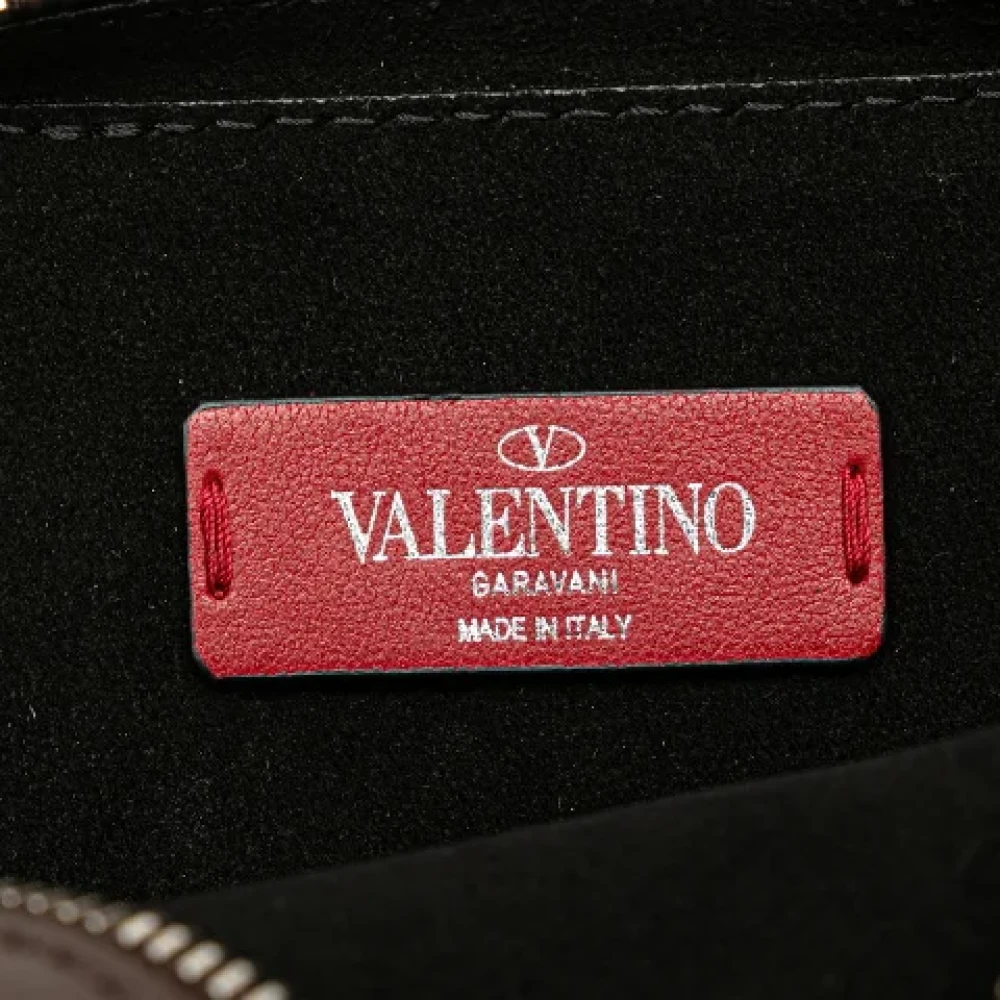 Valentino Vintage Pre-owned Leather shoulder-bags Brown Dames