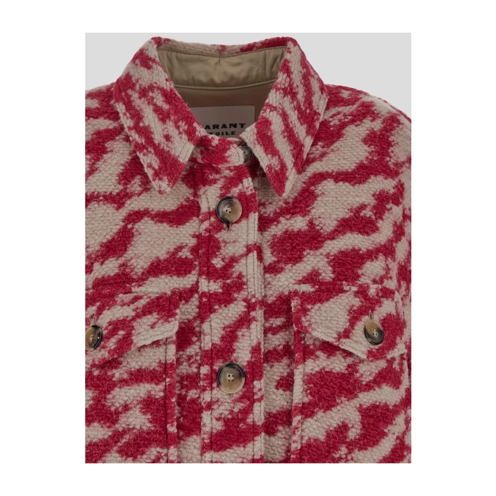 Isabel Marant Étoile Wollen jas voor vrouwen Pink Dames