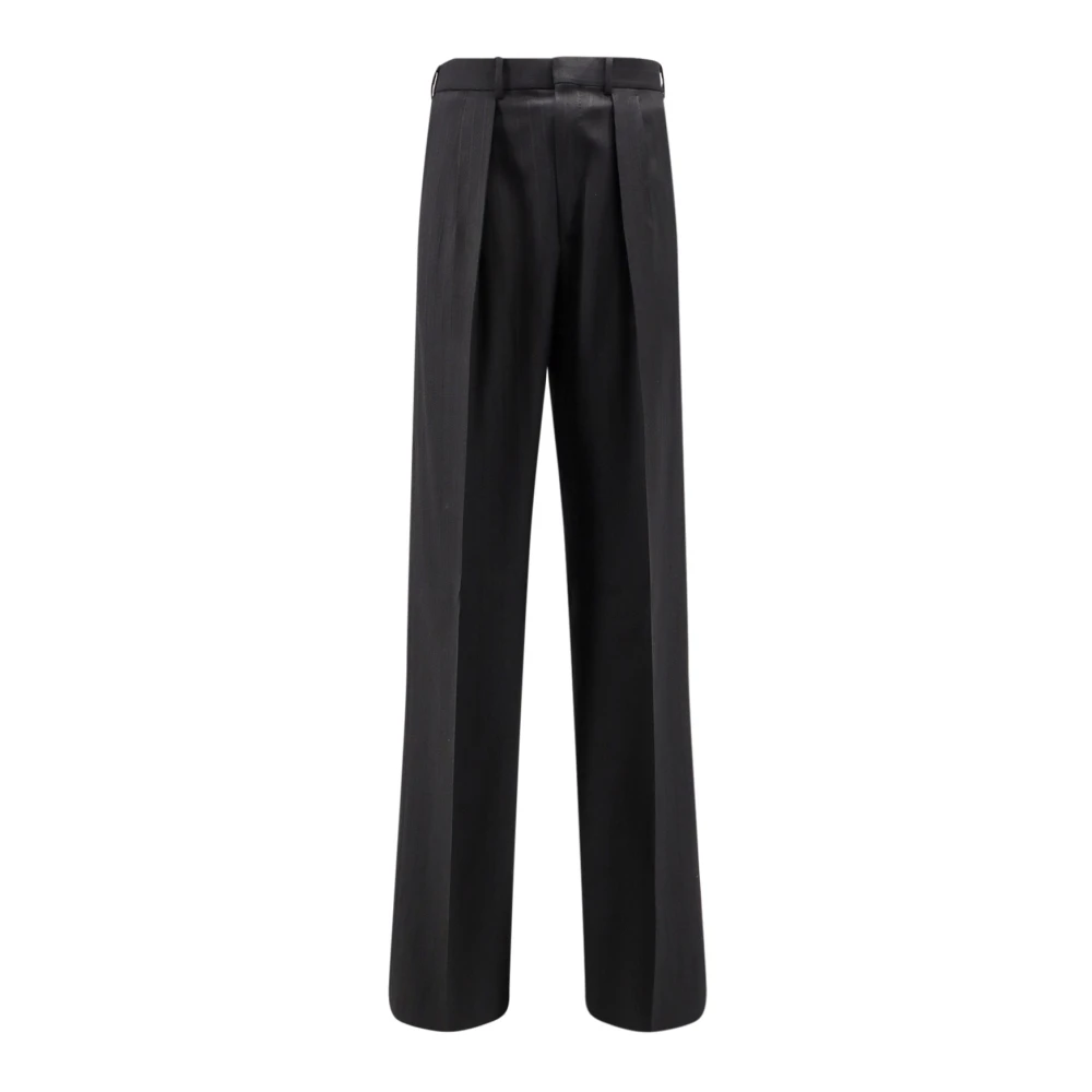 Tom Ford Men's Black Suit Trousers, Xl, Pleated Suit Trousers