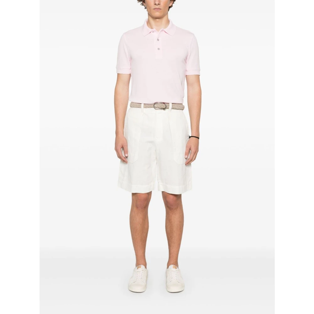 Tom Ford Roze Poloshirt met Logo Borduurwerk Pink Heren