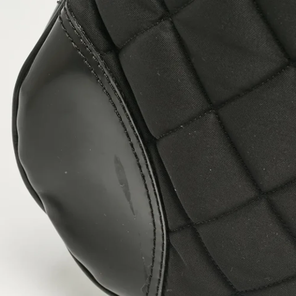 Burberry Vintage Pre-owned Leather handbags Black Dames