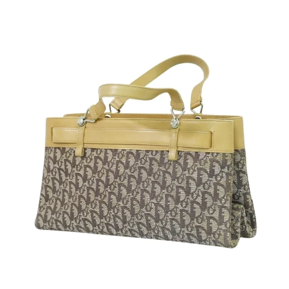 Chanel Vintage Pre-owned Canvas chanel-bags Brown Dames