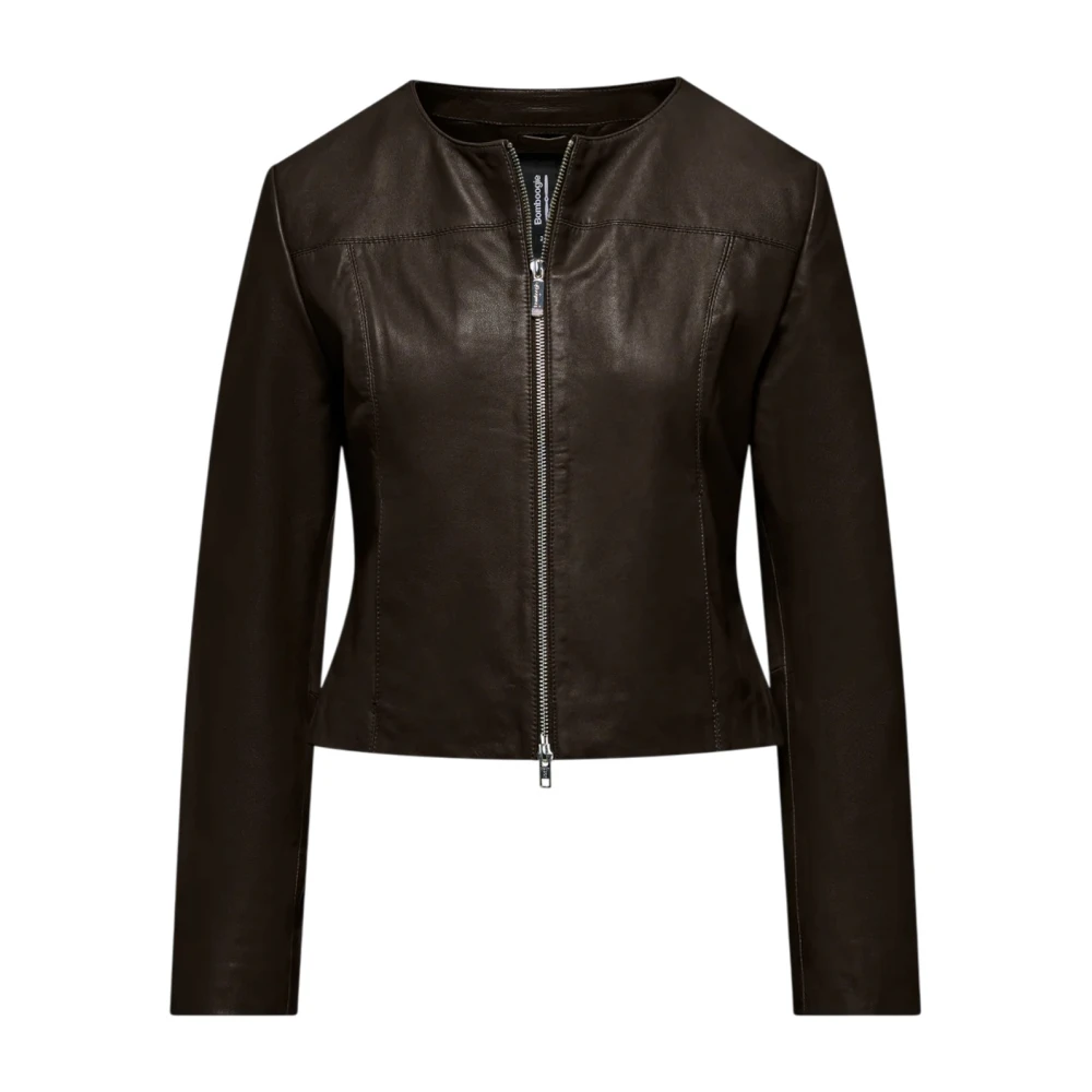 Bomboogie Mujer Marrón - Chaqueta De Cuero Galy - Jackets - S