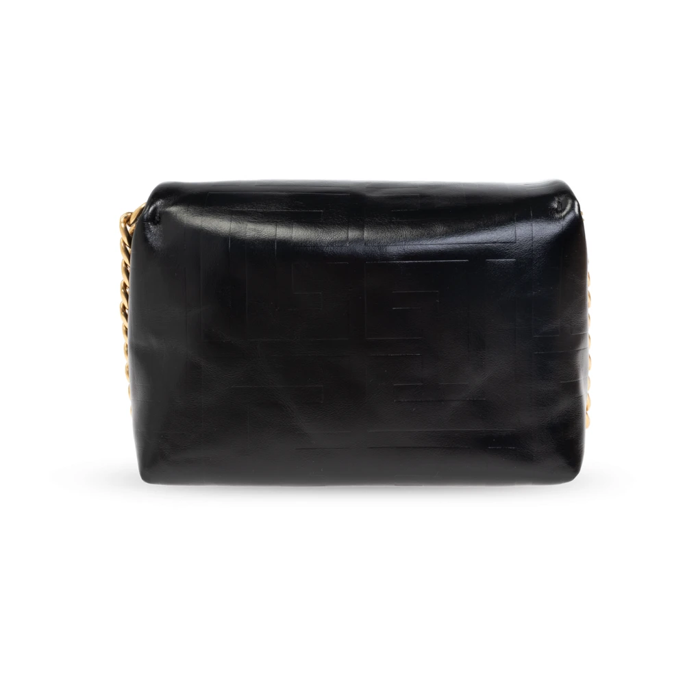 Balmain Schoudertas Flap Small Black Dames