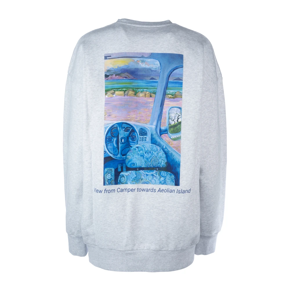 JW Anderson Stijlvolle Sweatshirt Collectie Gray Dames