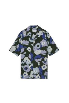 Blommigt Tryck Viskos Polo