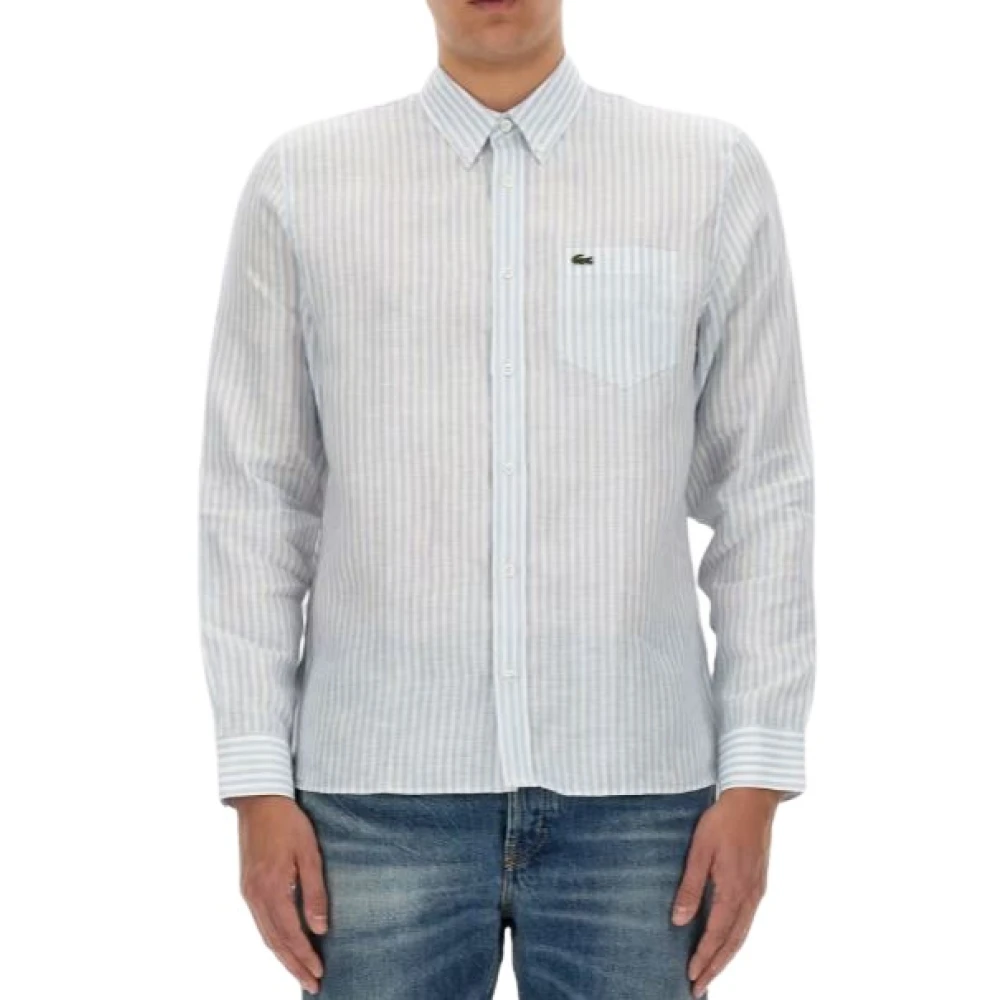 Lacoste Uomo Blu Magliette, S, New,