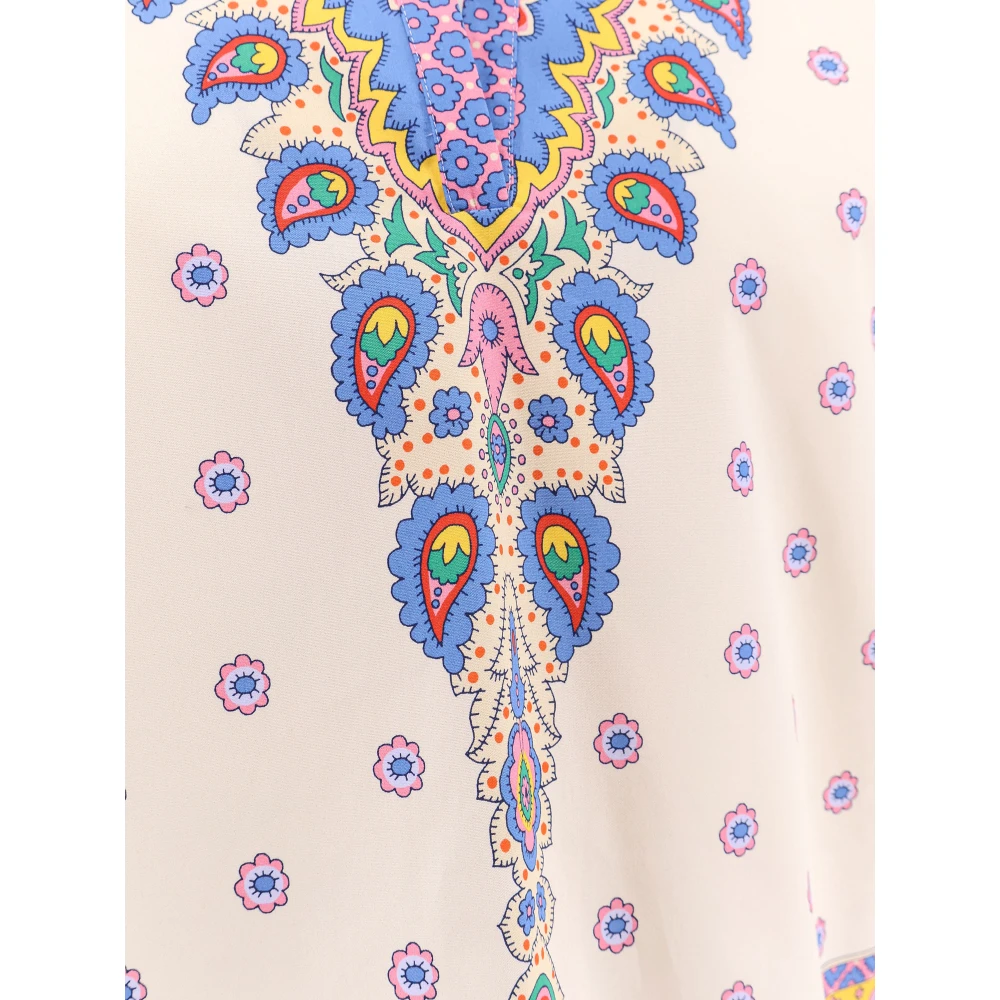 ETRO Multicolor Print Katoenen Shirt Multicolor Dames