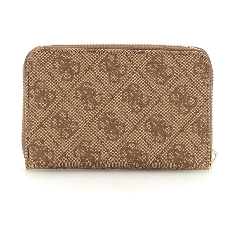 Guess Laurel Slg Phone Cro Latte Portemonnee Brown Dames