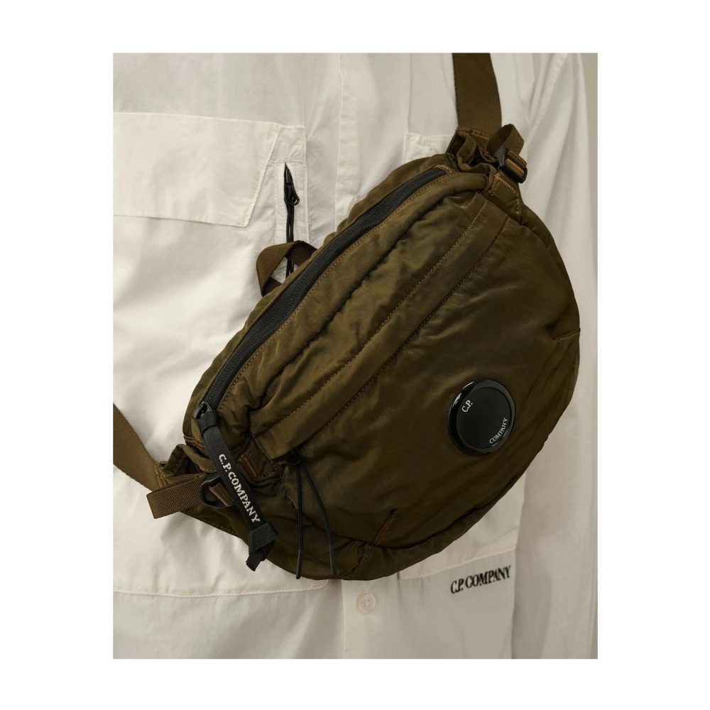 C.P. Company Nylon B Ivy Green Schoudertas Green Heren