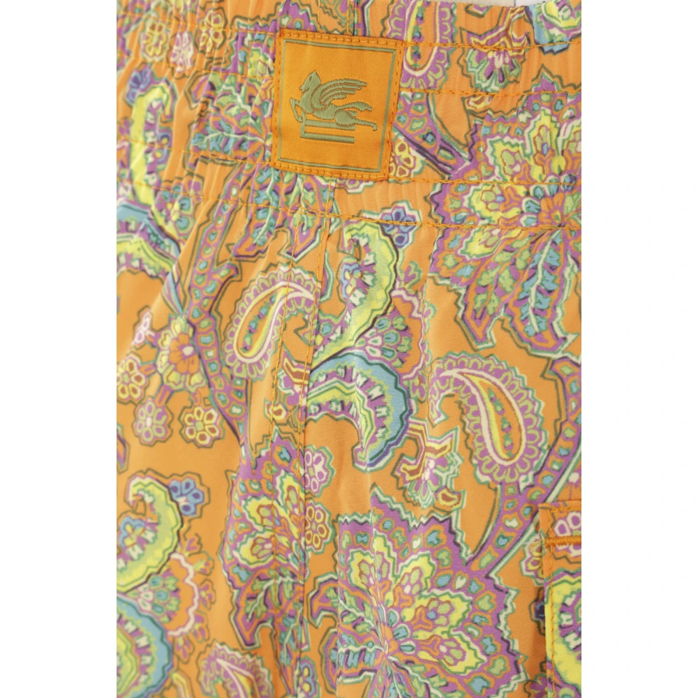 ETRO Rood Paisley Zwemkleding Set Multicolor Heren