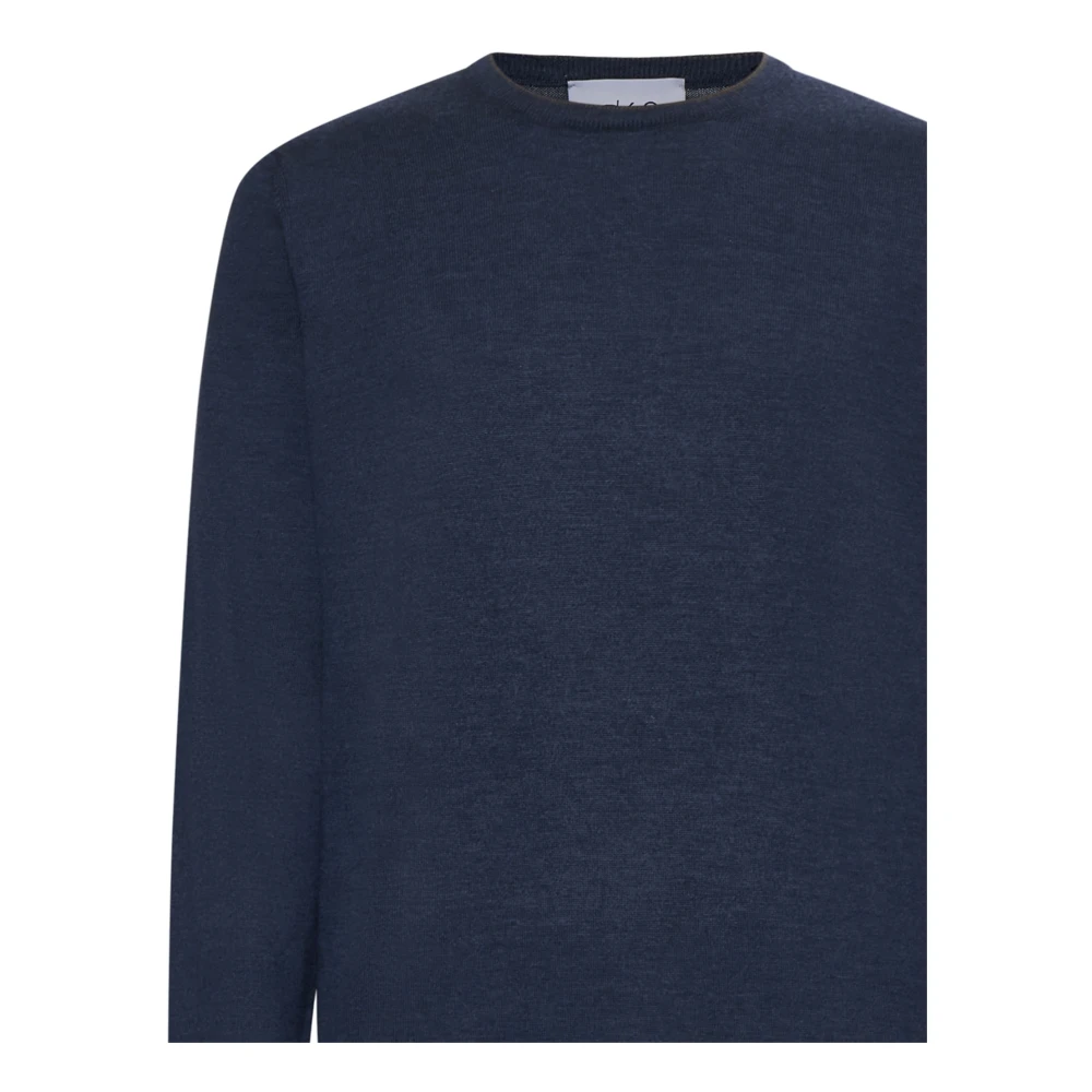 D4.0 Blauwe Sweaters voor Mannen Blue Heren