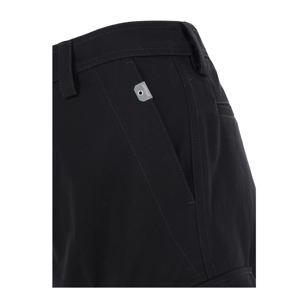 Off White Zwarte Cargo Shorts met Riemlussen Black Heren