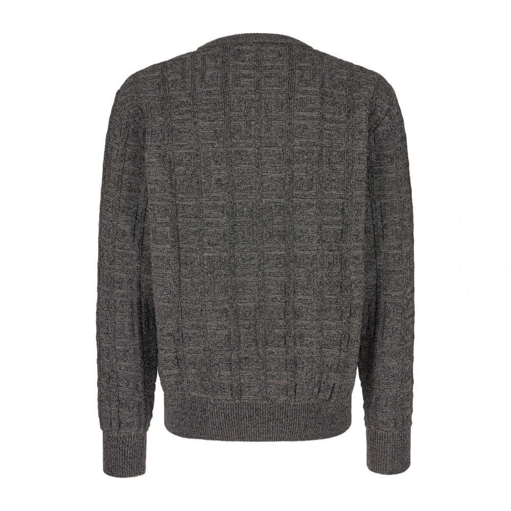 Givenchy Round-neck Knitwear Gray Heren