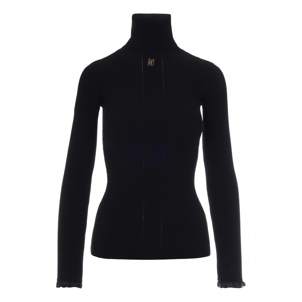 Elisabetta Franchi Donna Nero Maglie, L, New,