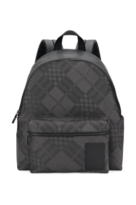 Ryggsäck i Check Jacquard