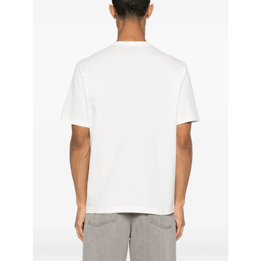PS By Paul Smith Witte Crew Neck T-shirts en Polos White Heren