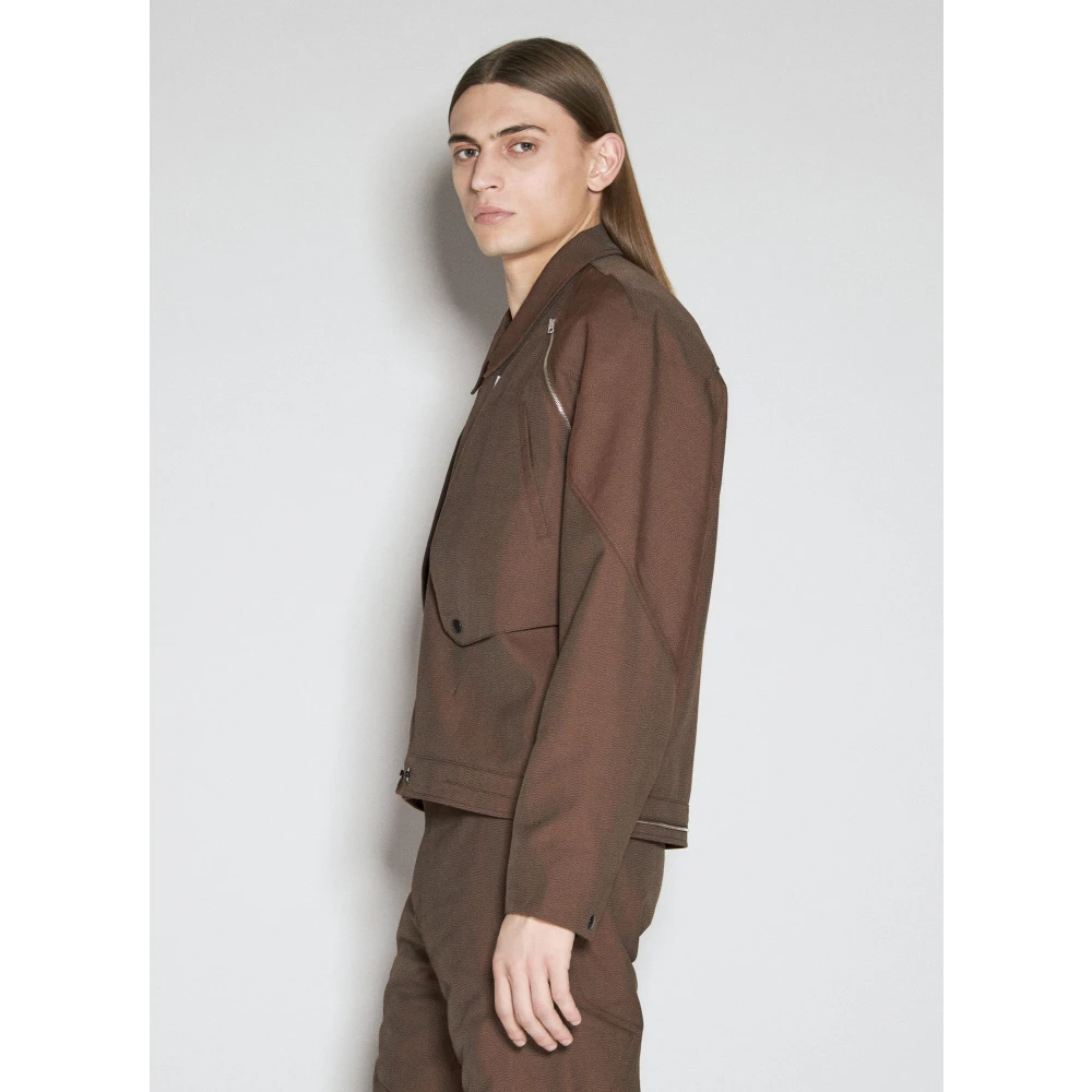 Kiko Kostadinov Jackets Brown Heren