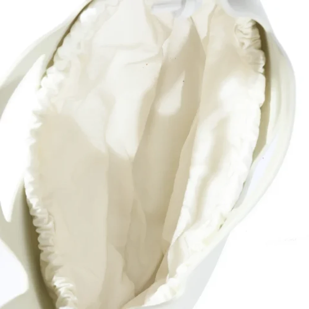 Bottega Veneta Vintage Pre-owned Fabric shoulder-bags White Dames