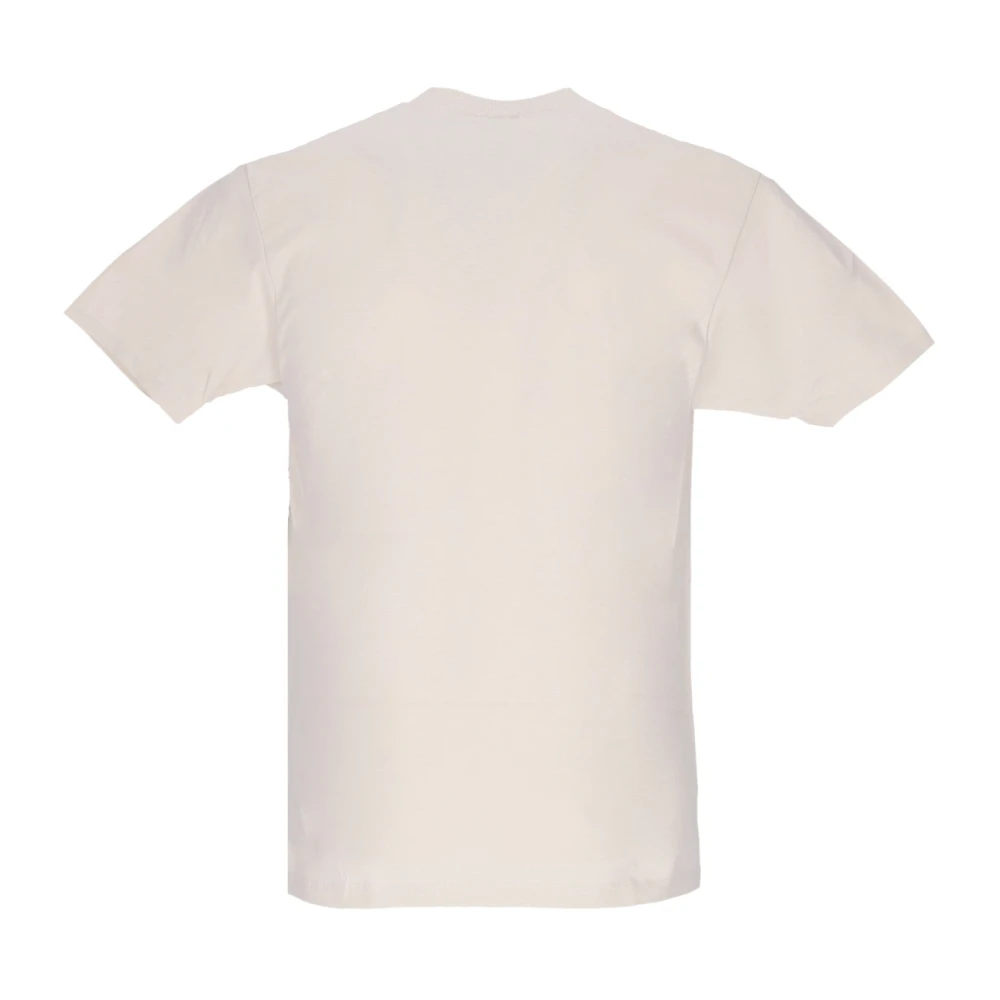 Obey Klassieke Teddy Cream Tee met Print Beige Heren