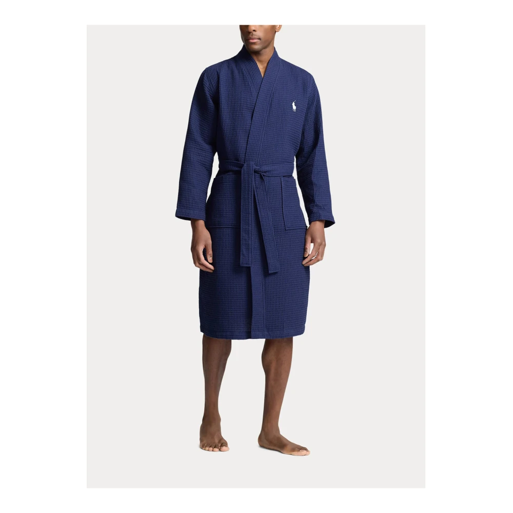 Polo Ralph Lauren Piqué Badjas Blue Heren