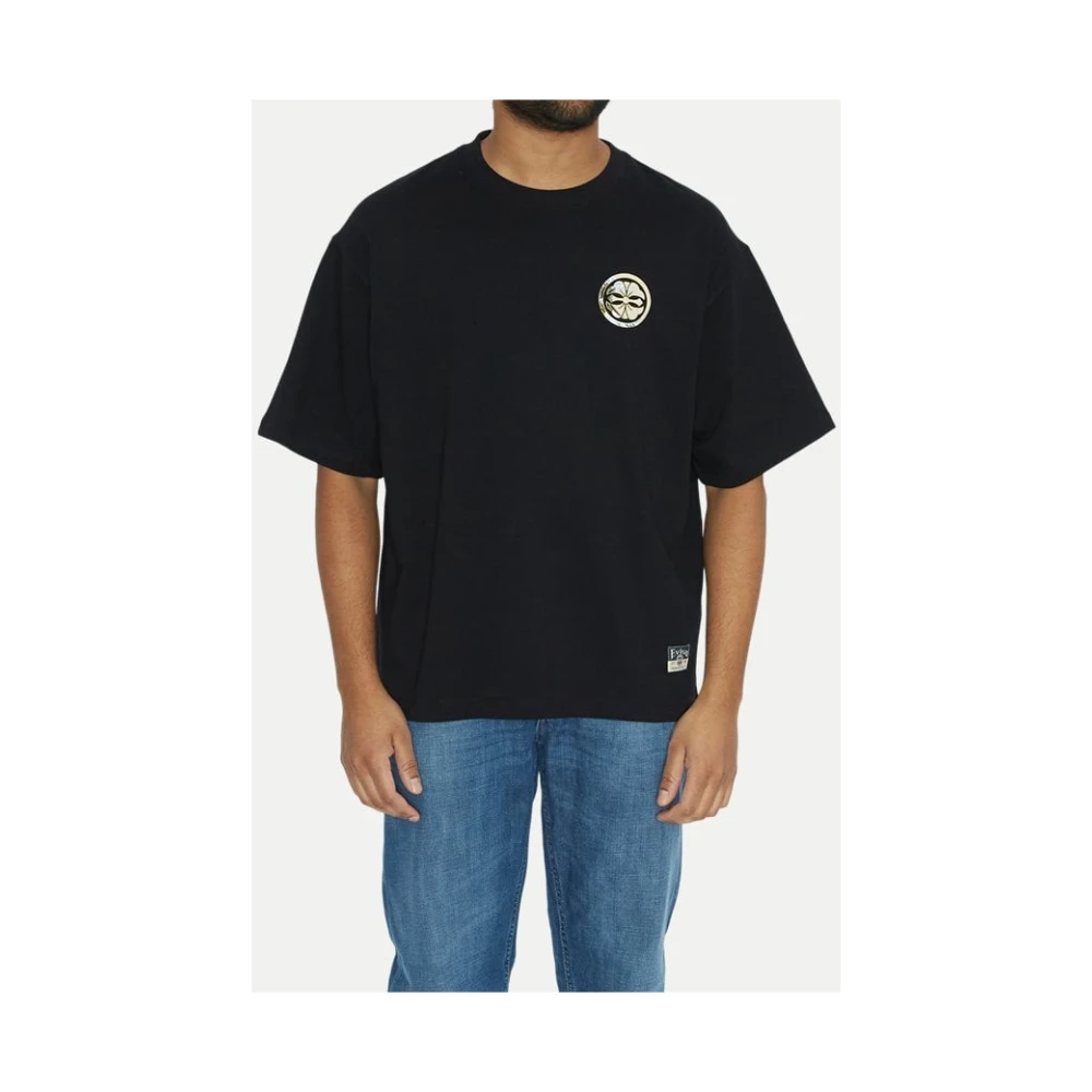 Evisu T-Shirts Black Heren