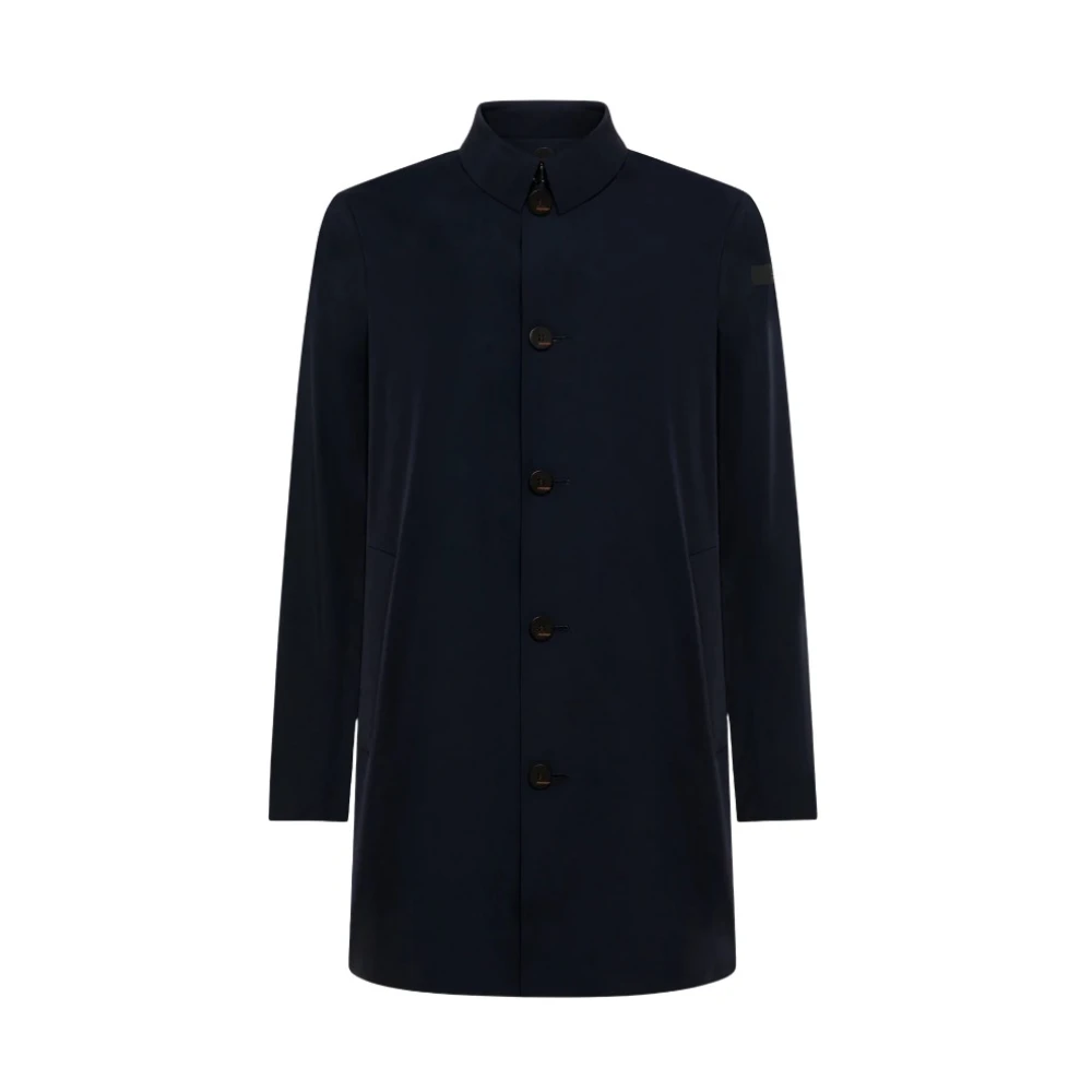 Rrd Men's Blue Montecristo Light Dust Jacket - Single-Breasted Coats - L - Coats