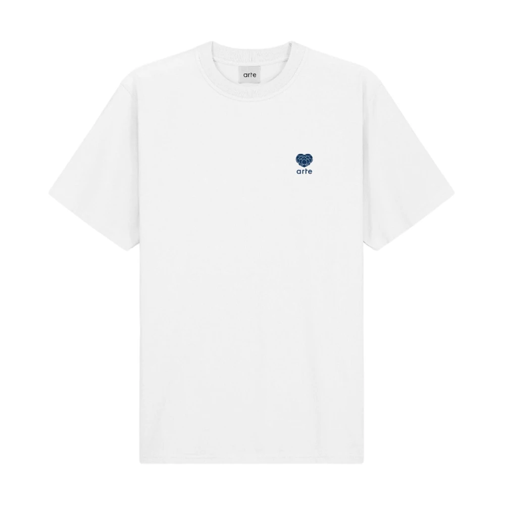 Arte Antwerp Hart Logo Katoenen T-shirt White Heren