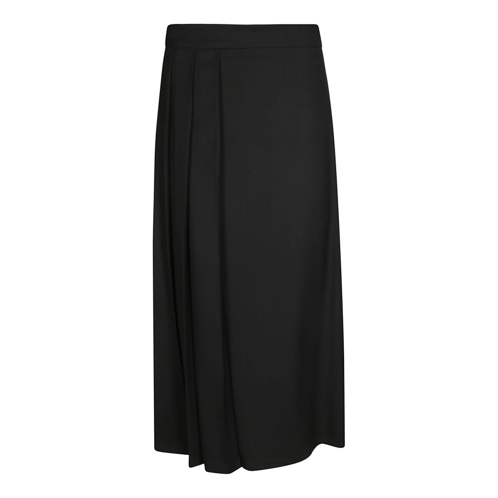 P.a.r.o.s.h. Midi Geplooide Rok Black Dames