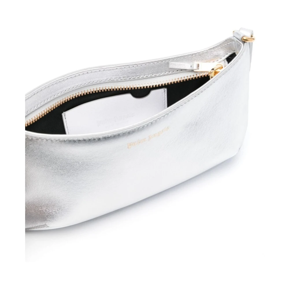 Palm Angels Stijlvolle Schoudertassen met Lategram Ontwerp Gray Dames